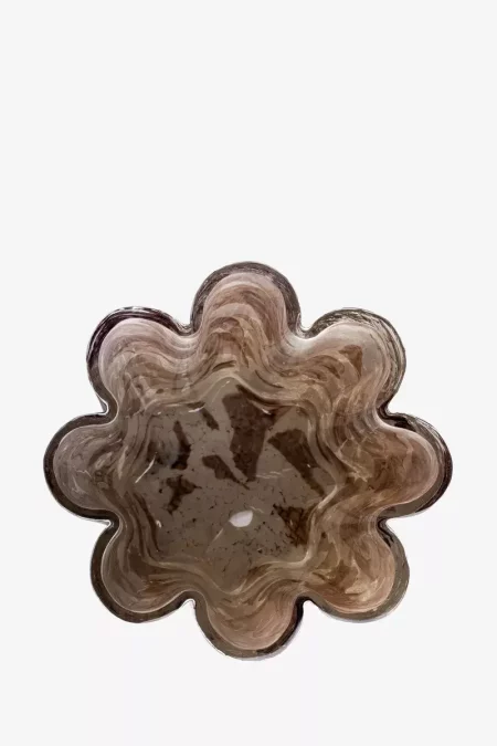 Glass wall decoration