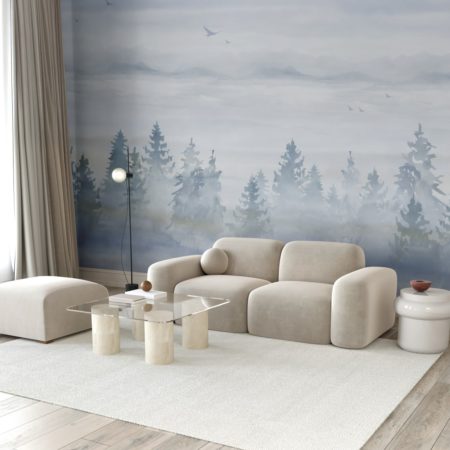 FORÊT DE SAPINS | Bleu