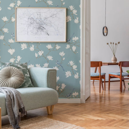 Fresque MAGNOLIA | Blue Sky