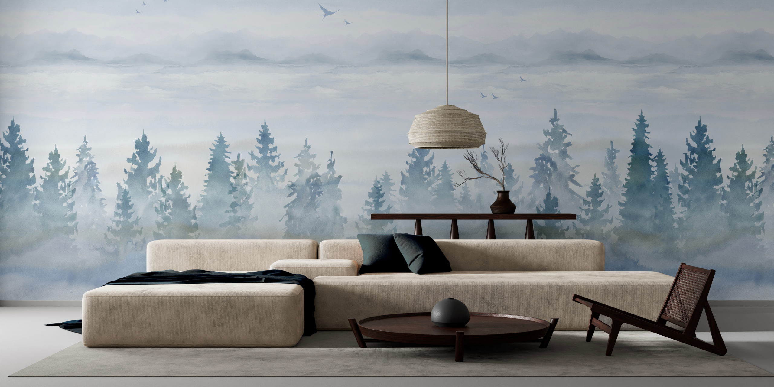 FORÊT DE SAPINS | Bleu – Image 3