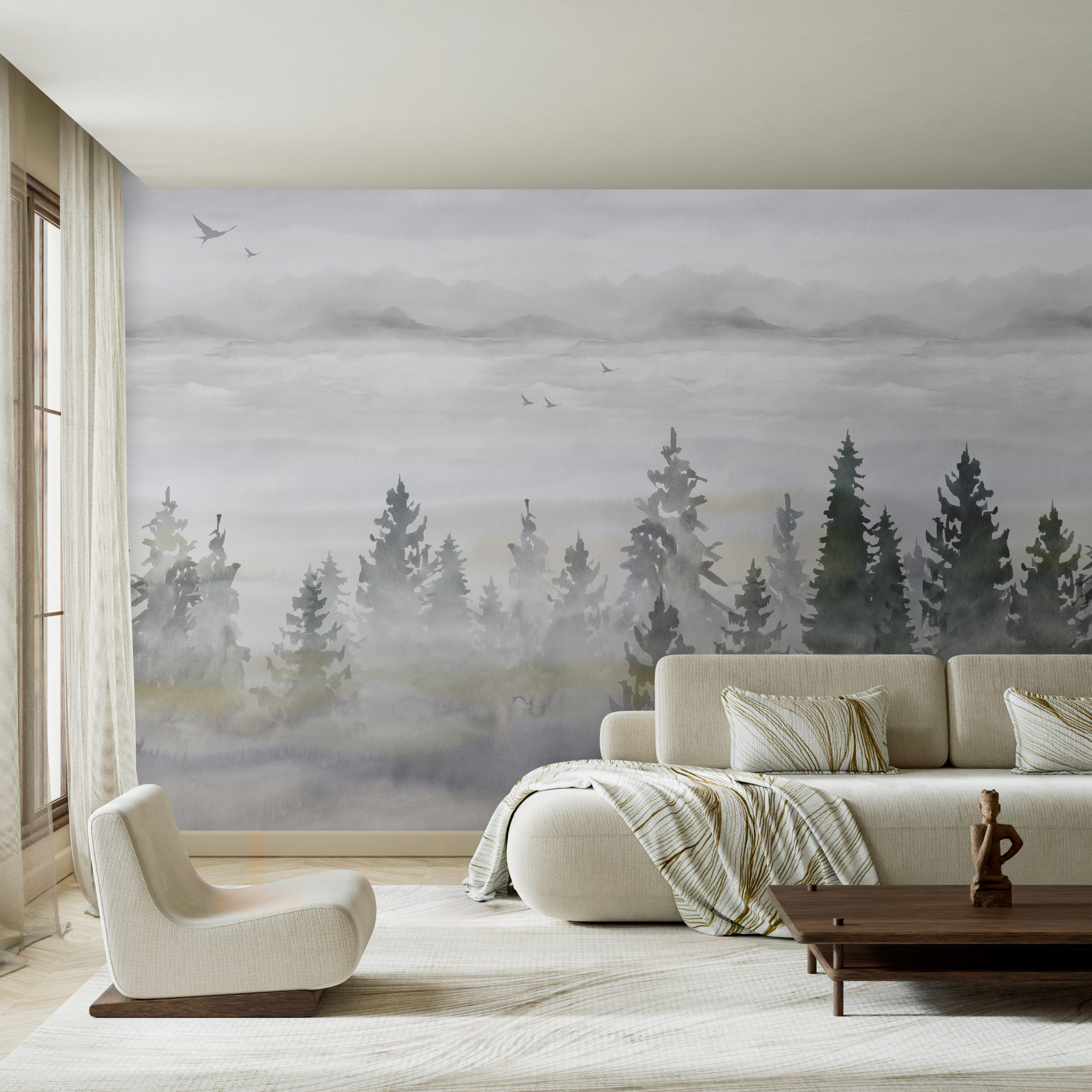 FORÊT DE SAPINS | Gris